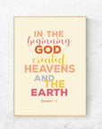 In the Beginning- Genesis 1 :1 - Bible Art For You