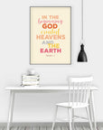 In the Beginning- Genesis 1 :1 - Bible Art For You