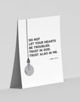 Trust in God - John 14:1 - Bible Art For You