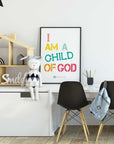 I Am a Child of God - Bible Art For You