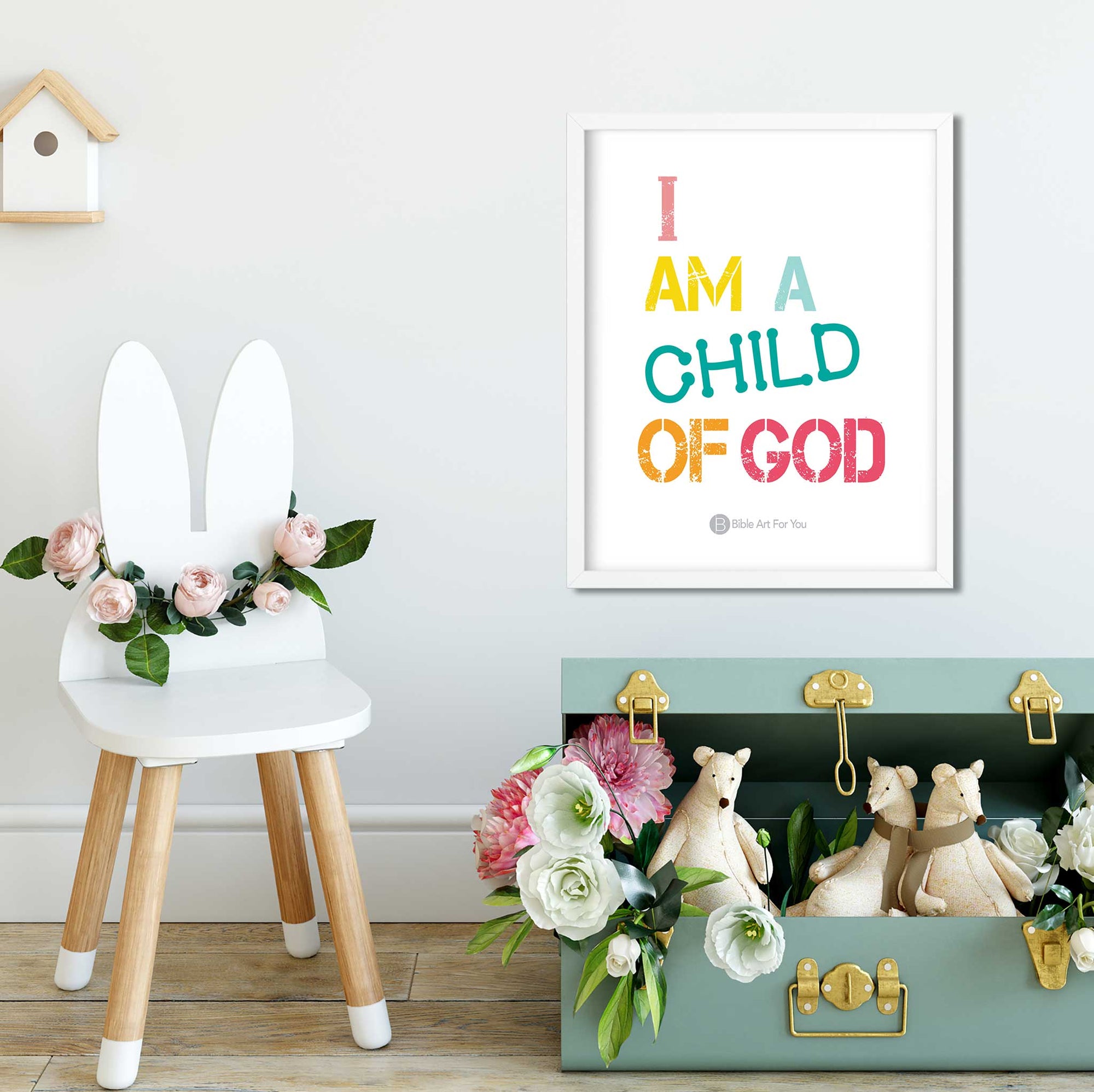 I Am a Child of God - Bible Art For You