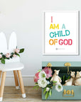 I Am a Child of God - Bible Art For You