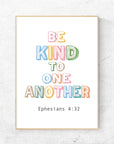 Be Kind-Ephesians 4:32 - Bible Art For You