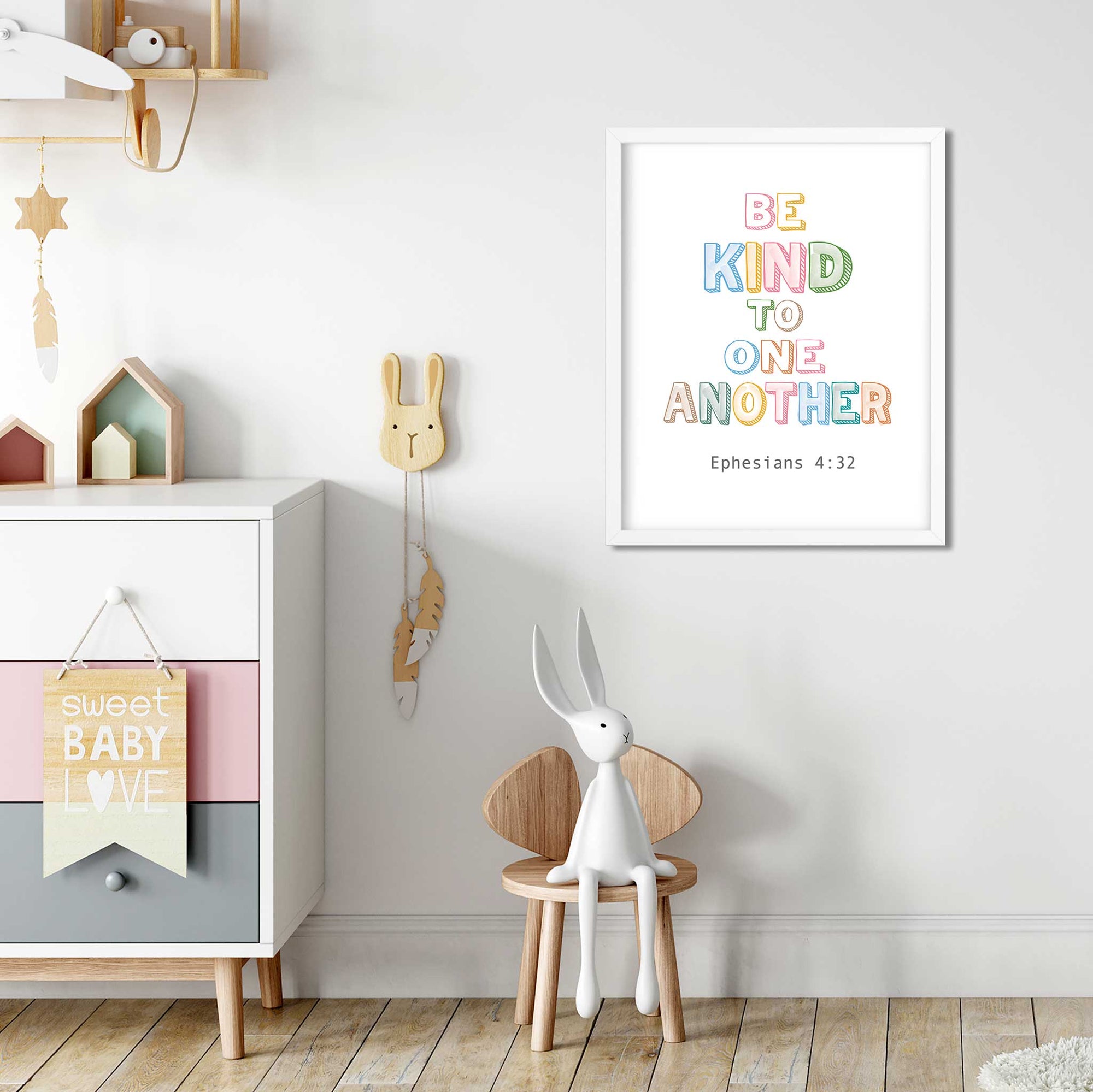 Be Kind-Ephesians 4:32 - Bible Art For You