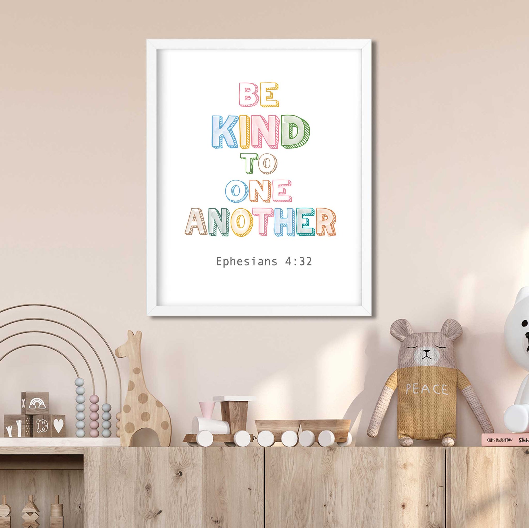 Be Kind-Ephesians 4:32 - Bible Art For You