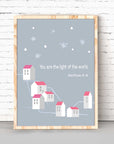 Light of the World-Matthew 5:14 - Bible Art For You