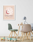 Boho Moon - Numbers 6:24 - Bible Art For You