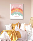 Boho Rainbow-Philippians 4:4 - Bible Art For You