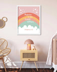 Boho Rainbow- Philippians 4:4_Digital Printable - Bible Art For You