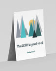 Green Mountain-Psalm 145:9 - Bible Art For You
