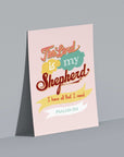Lord is my shepherd - Psalms 23:1 - Bible Art For You
