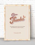 Give Thanks -1 Chronicles 16:34 - Bible Art For You