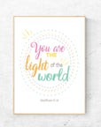 Light of the world-Matthew 5:14 - Bible Art For You