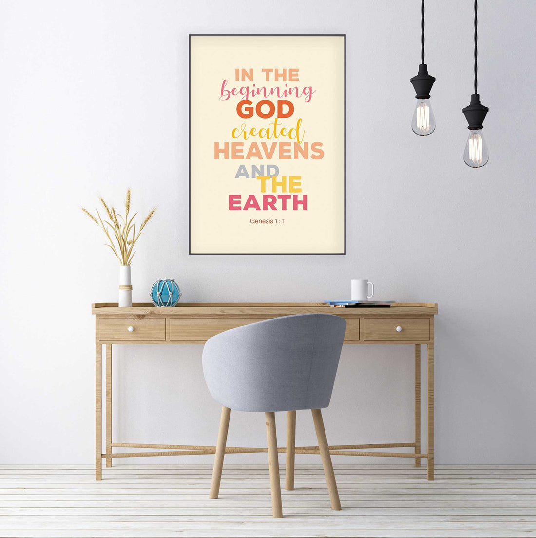 In the Beginning- Genesis 1 :1 - Bible Art For You