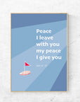 My peace I give you - John 14:27 - Bible Art For You