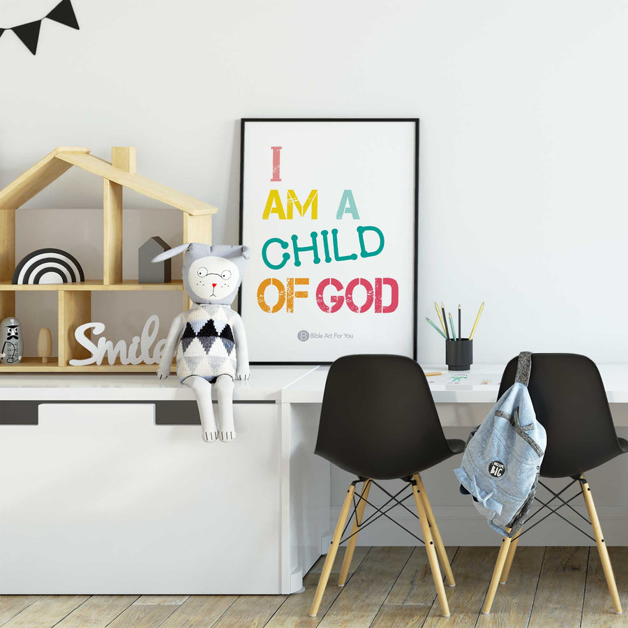 I Am a Child of God - Bible Art For You
