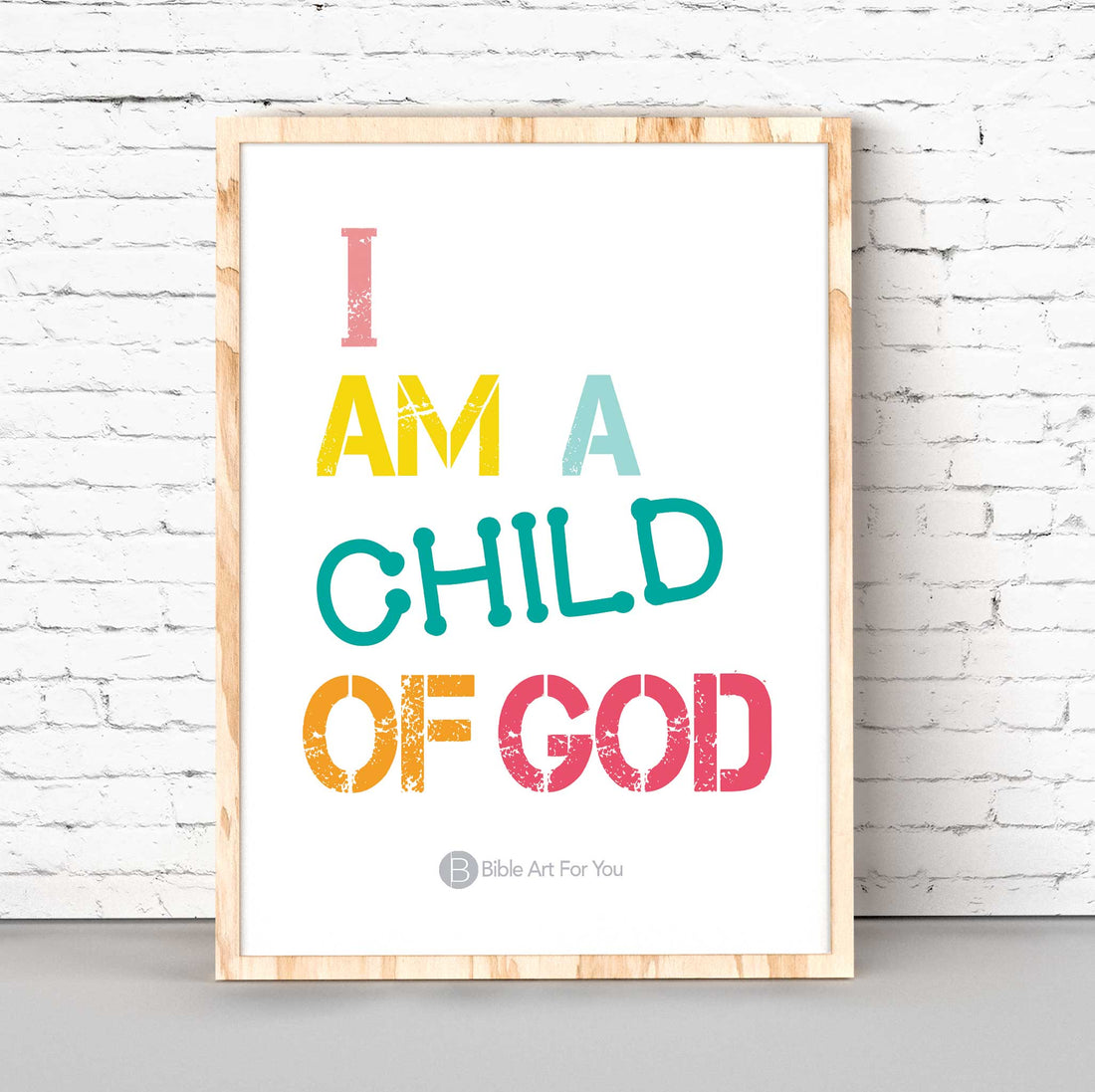 I Am a Child of God - Bible Art For You
