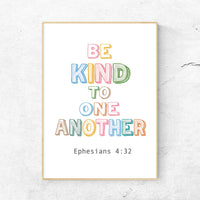 Be Kind-Ephesians 4:32 - Bible Art For You
