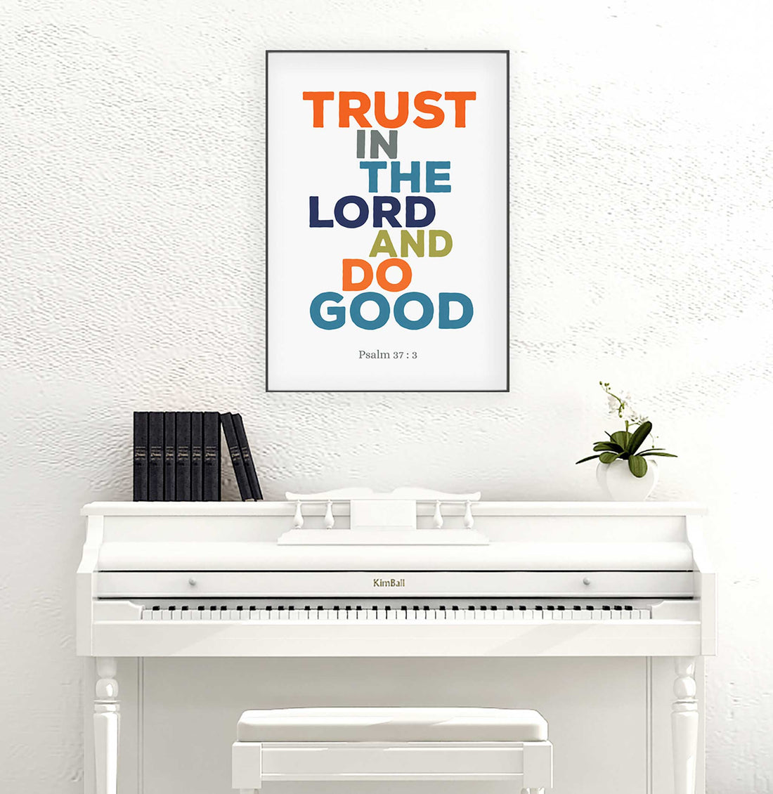 Trust in the Lord-Psalm 37:3 - Bible Art For You